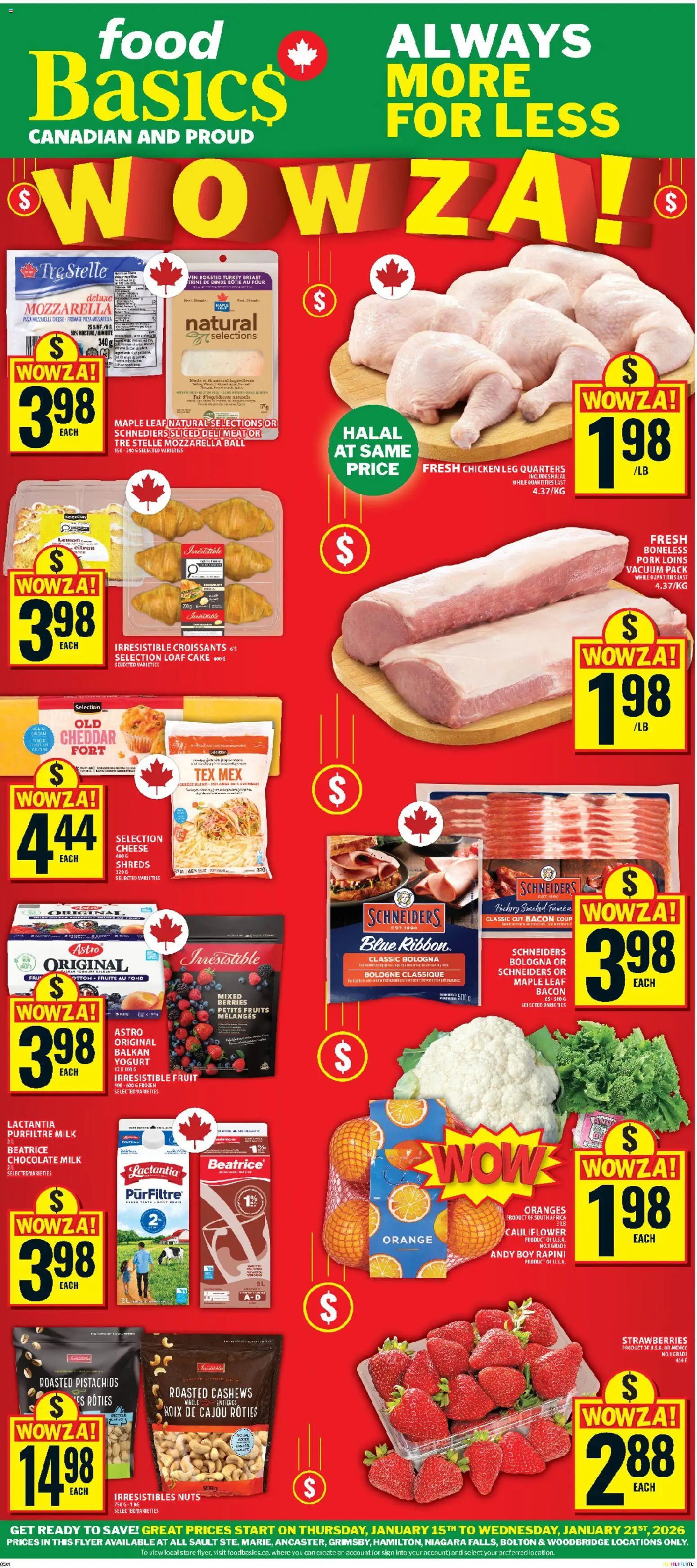 Preview of leaflet Ancaster from shop Food Basics is valid from Jan 15, 2026
