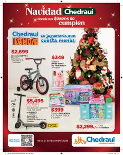Vista previa las ofertas de la tienda Chedraui - Folleto Navidad desde el 08/12/2025 