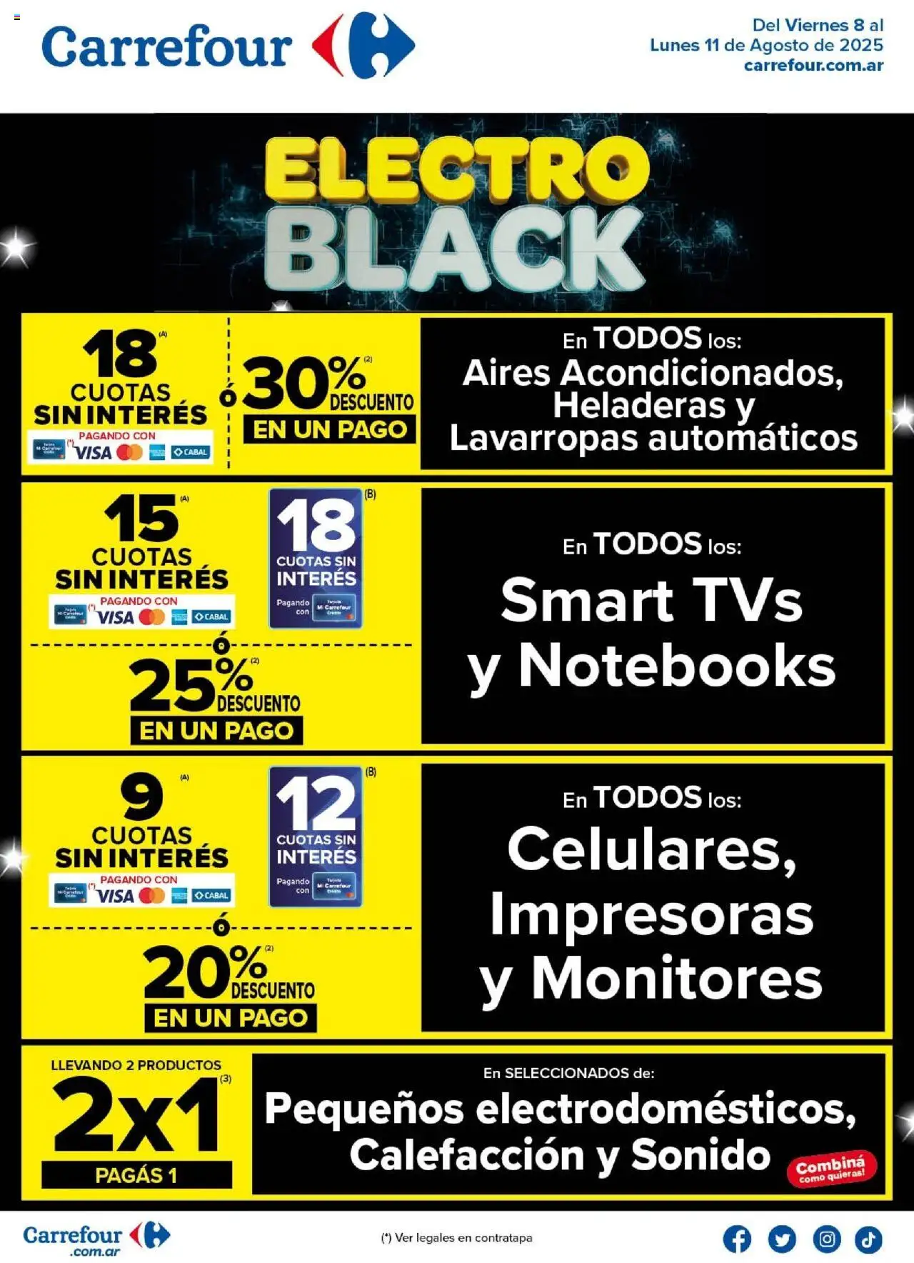 Carrefour Electro Black del 08/08/2025 >> Catálogo