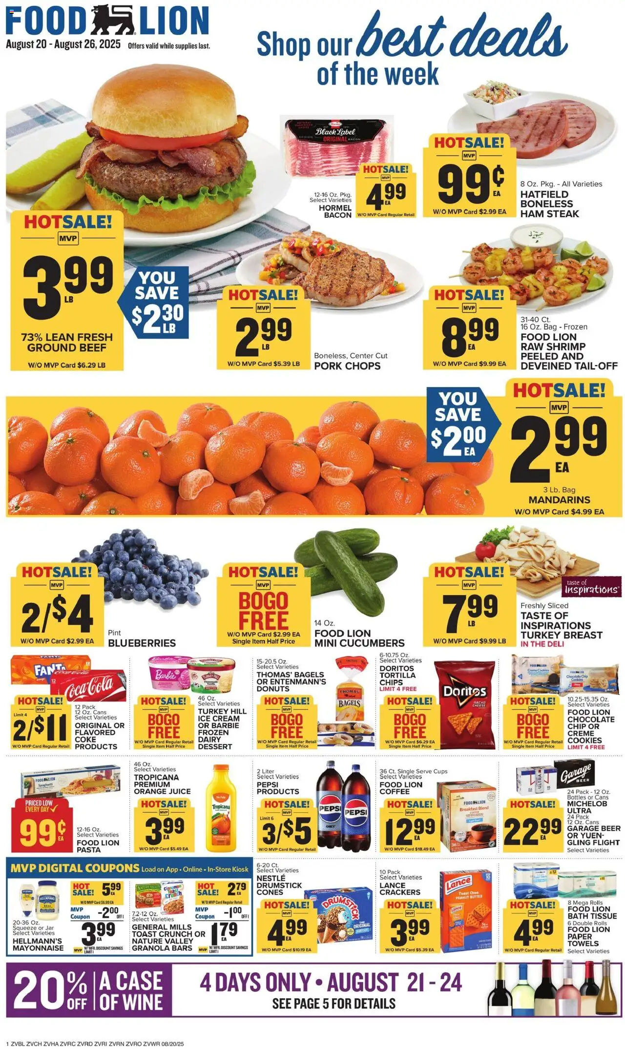 Food Lion Weekly Ad (08/20/2025) >> Preview AD next week - Page number 1