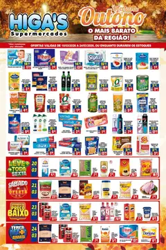 Pré-Visualização do folheto "Higa's Supermercado - Ofertas da semana" da loja Higa's Supermercado válido a partir de 18/03/2026