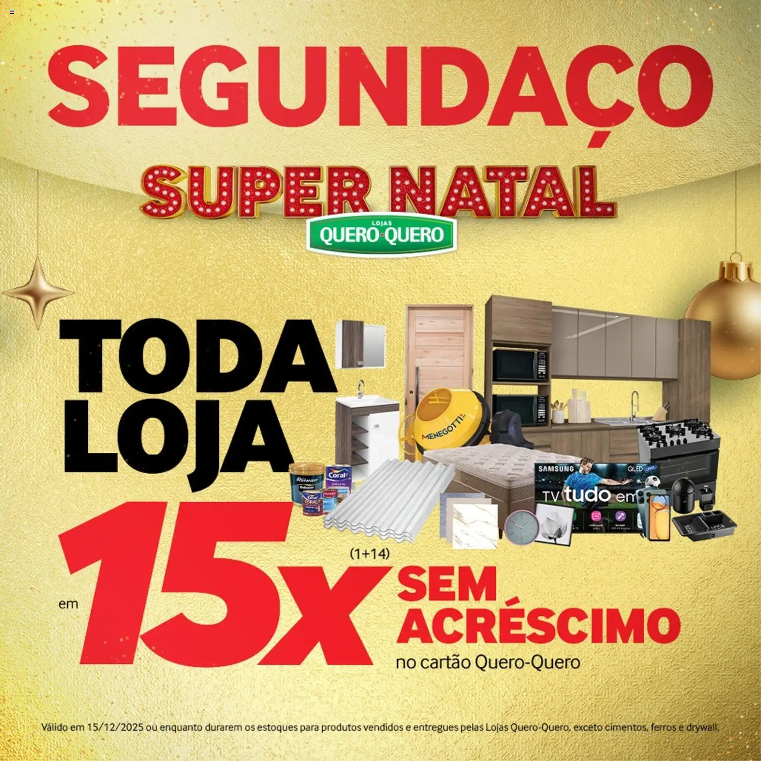 Pré-Visualização do folheto "Ofertas atuais" da loja Lojas Quero-Quero válido a partir de 15/12/2025 - Tv