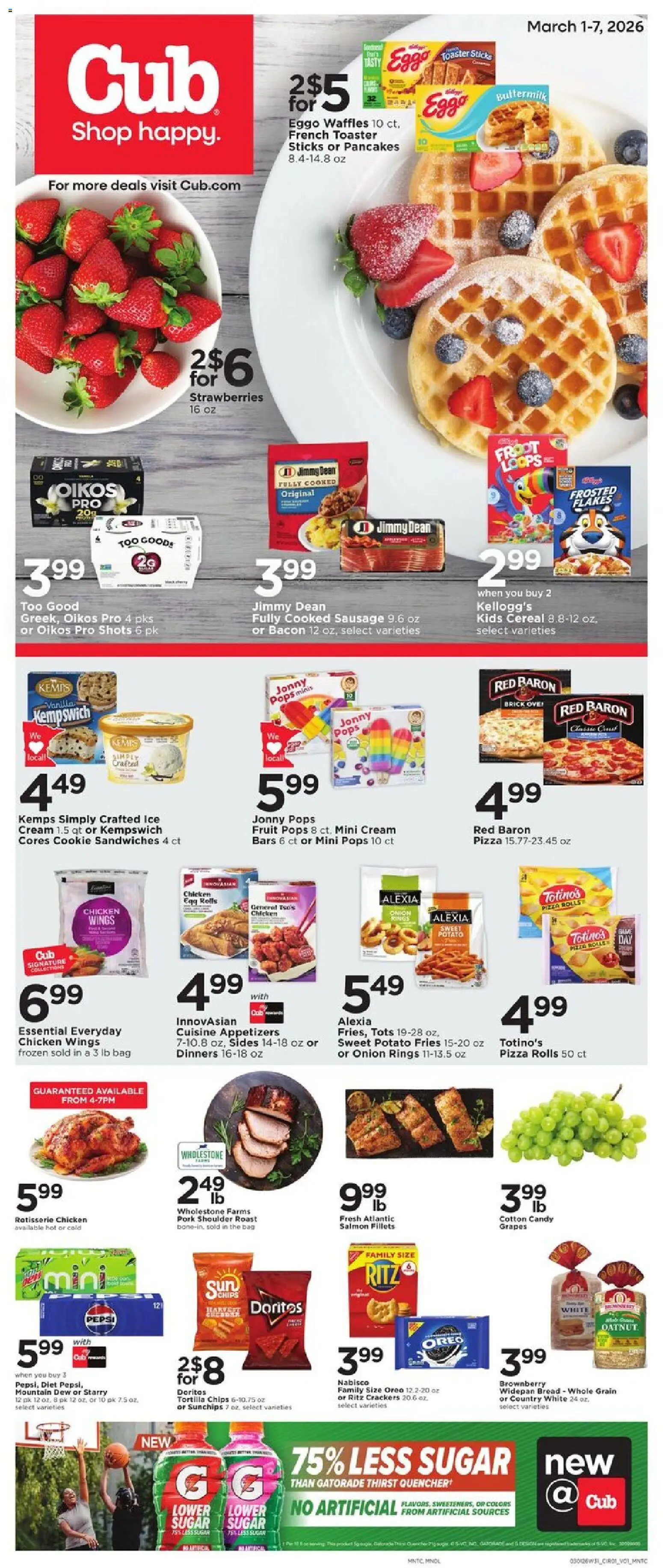 Ad Preview of Cub Foods Cub Foods Weekly Ad from 03/01/2026