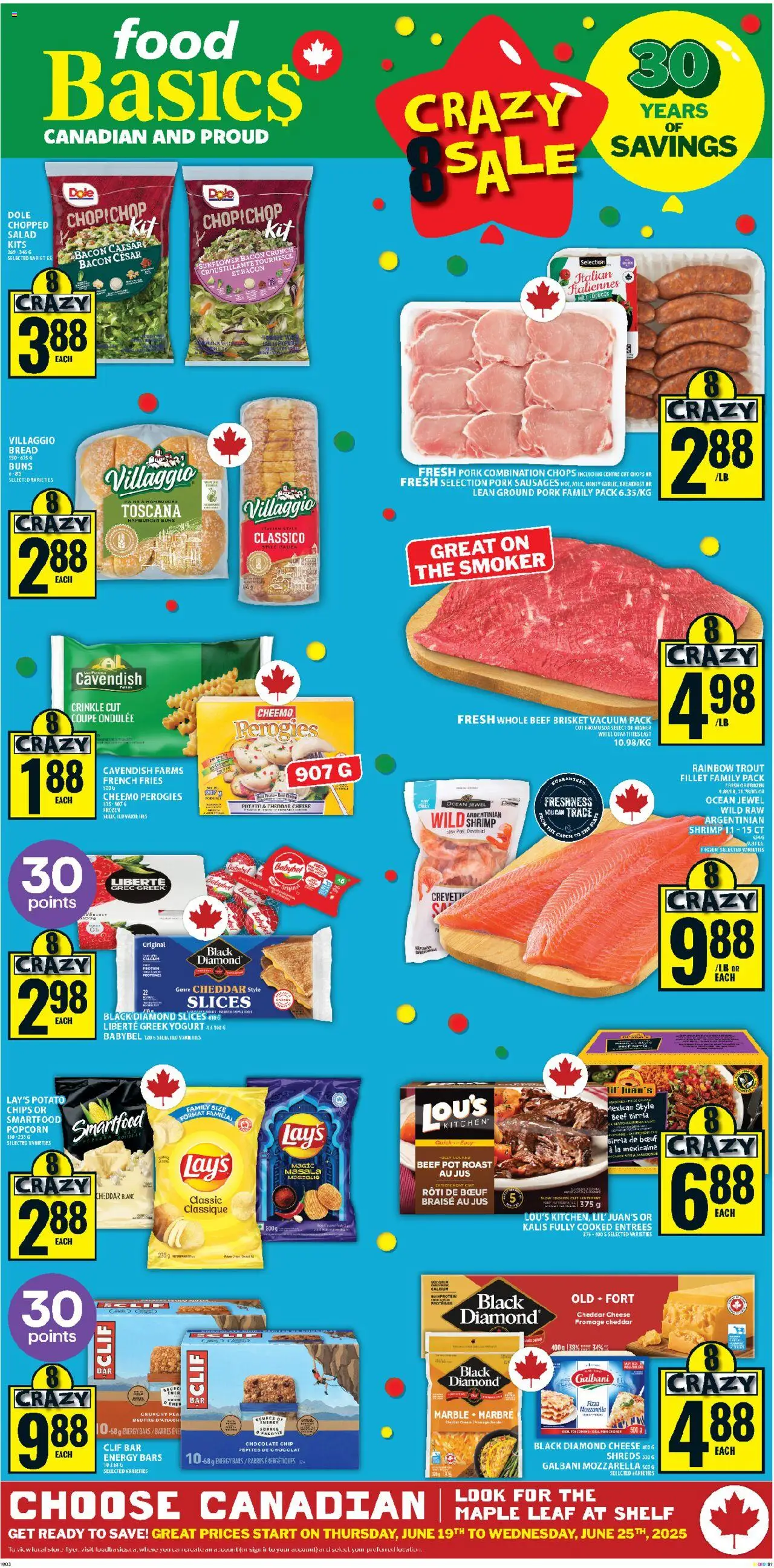 Food Basics flyer valid from Jun 19, 2025 - page number 1