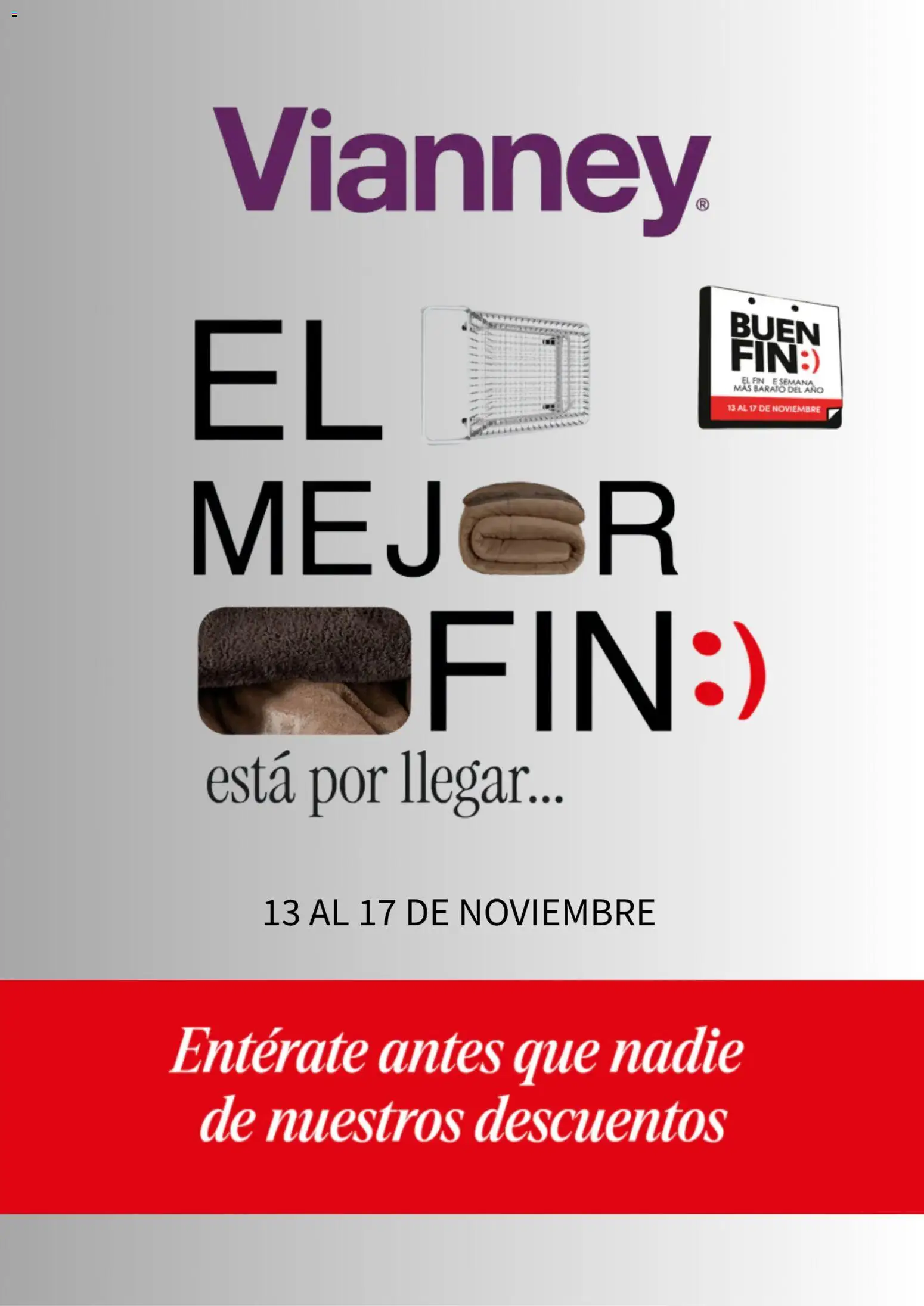 Vista previa las ofertas de la tienda Vianney - Buen Fin aviso desde el 06/11/2025 