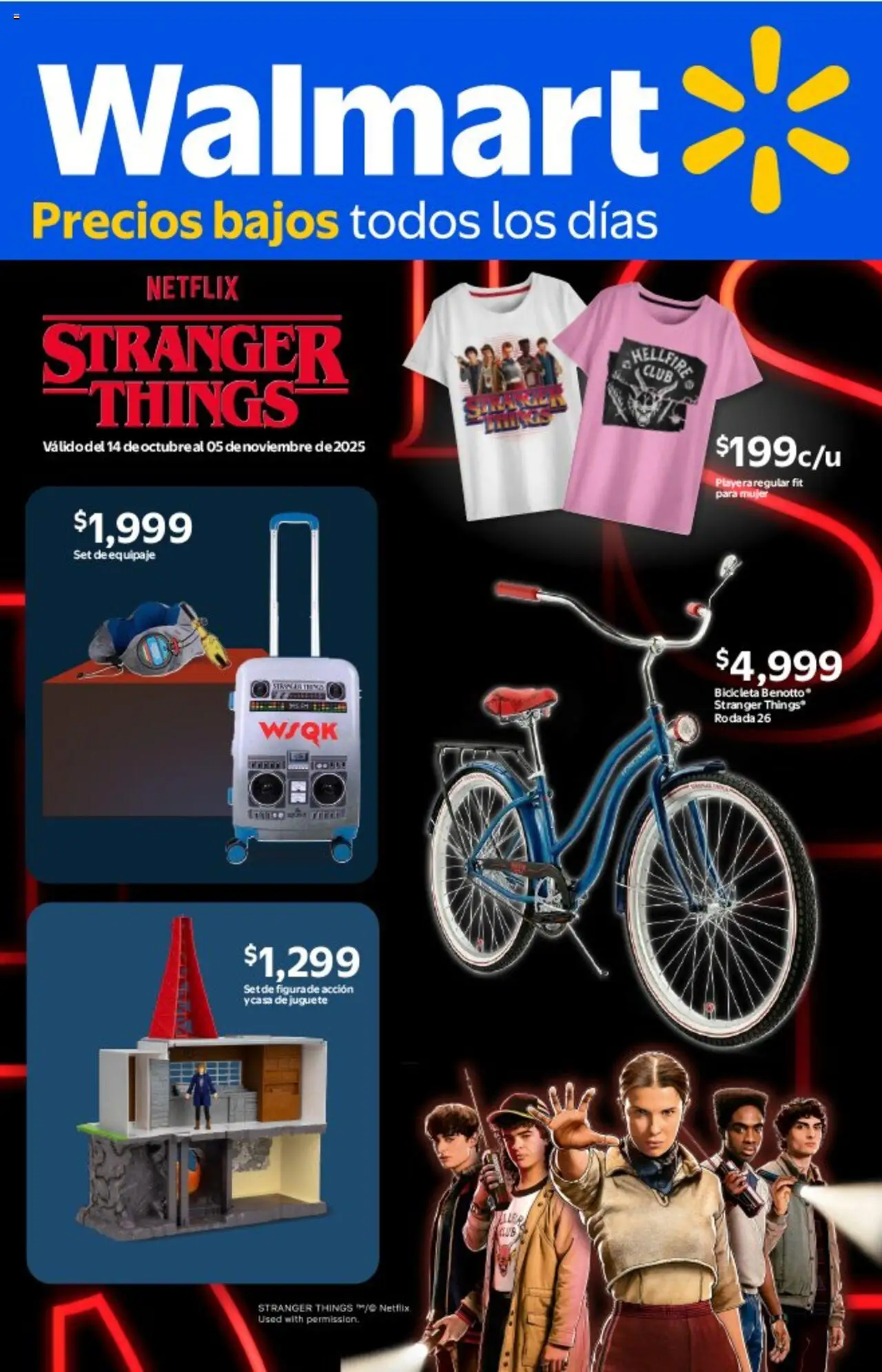 Vista previa las ofertas de la tienda Walmart - Folleto Stranger Things desde el 14/10/2025 