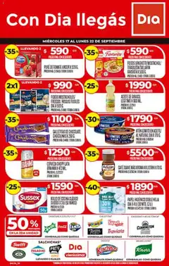 Vista previa del folleto de la tienda Dia válido desde el 17/09/2025 