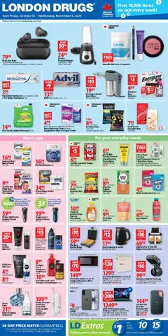 Preview of leaflet Weekly flyer / circulaire from shop London Drugs is valid from Oct 31, 2025