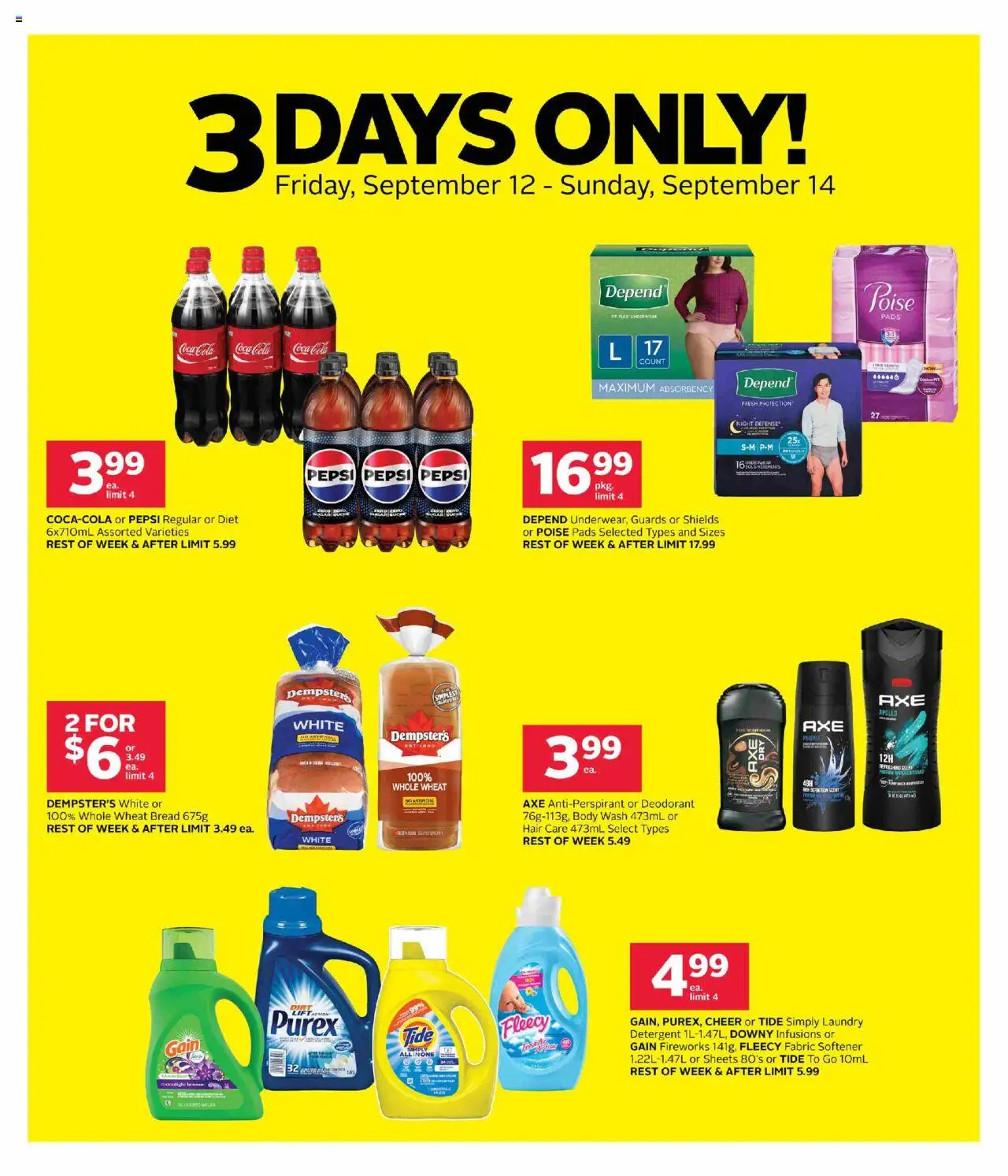 Rexall flyer valid from Sep 12, 2025 - page number 1