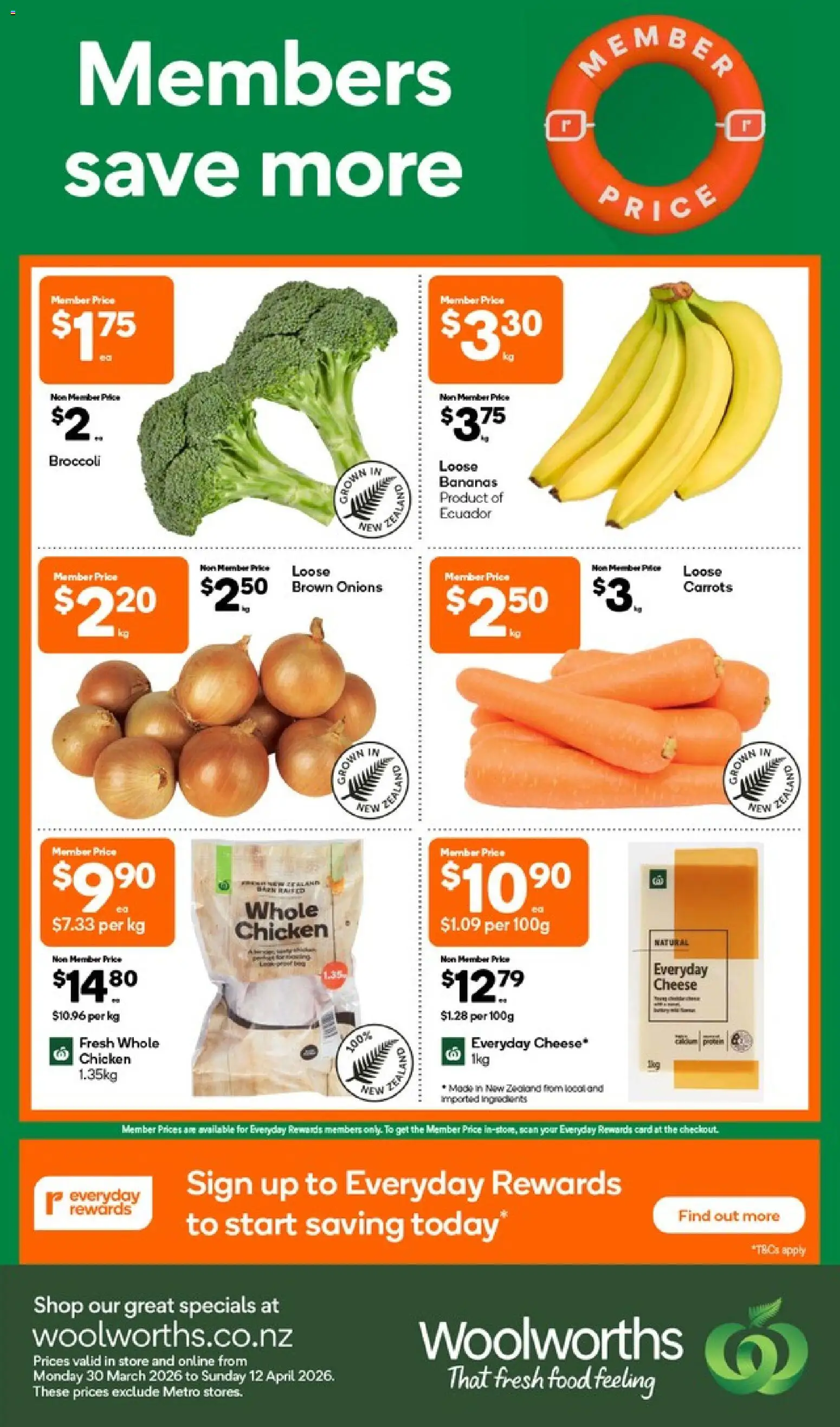 Preview of catalogue Woolworths South Island catalogue from shop Woolworths valid 30 Mar 2026