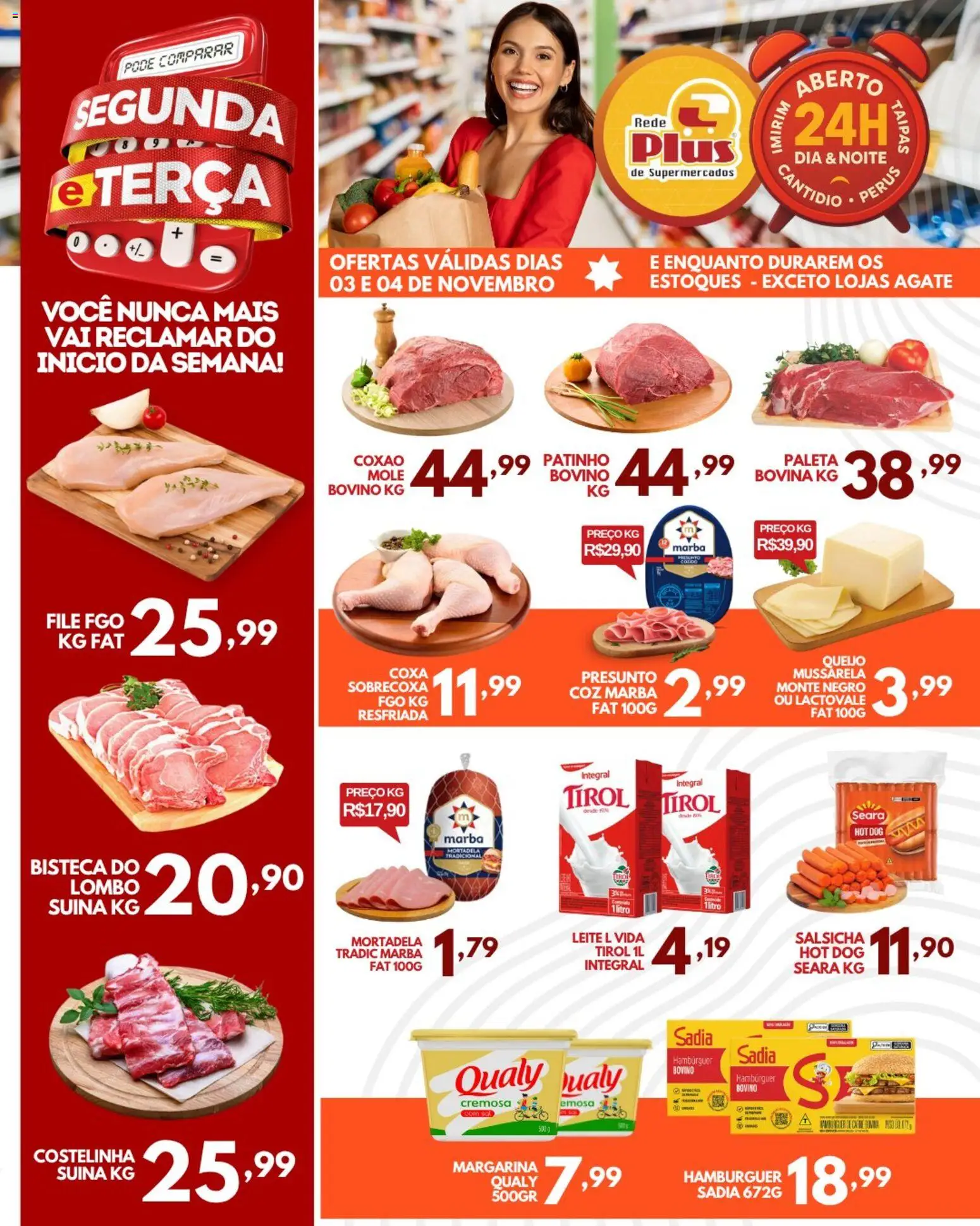 Pré-Visualização do folheto "Ofertas da semana" da loja Rede Plus Supermercados válido a partir de 03/11/2025
