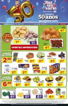 Pré-Visualização do folheto "Ofertas Feira" da loja Carrefour válido a partir de 30/09/2025