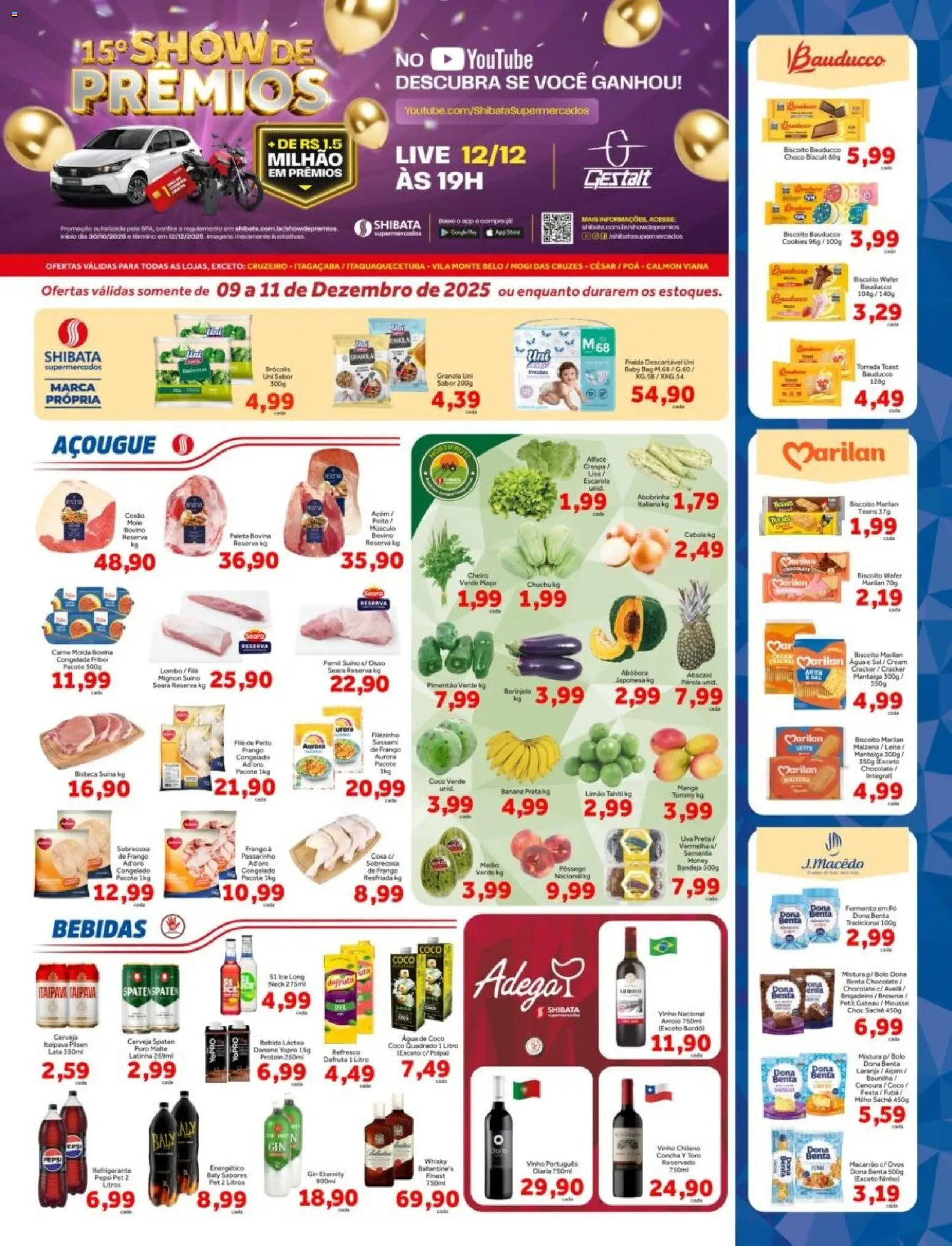 Pré-Visualização do folheto "Ofertas da semana" da loja Shibata válido a partir de 09/12/2025