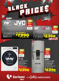 Vista previa las ofertas de la tienda Soriana - Black Prices Híper Nacional desde el 21/11/2025 