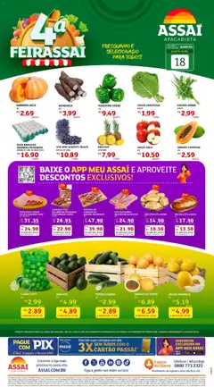Pré-Visualização do folheto "Assaí Atacadista ofertas - AM" da loja Assaí Atacadista válido a partir de 18/03/2026