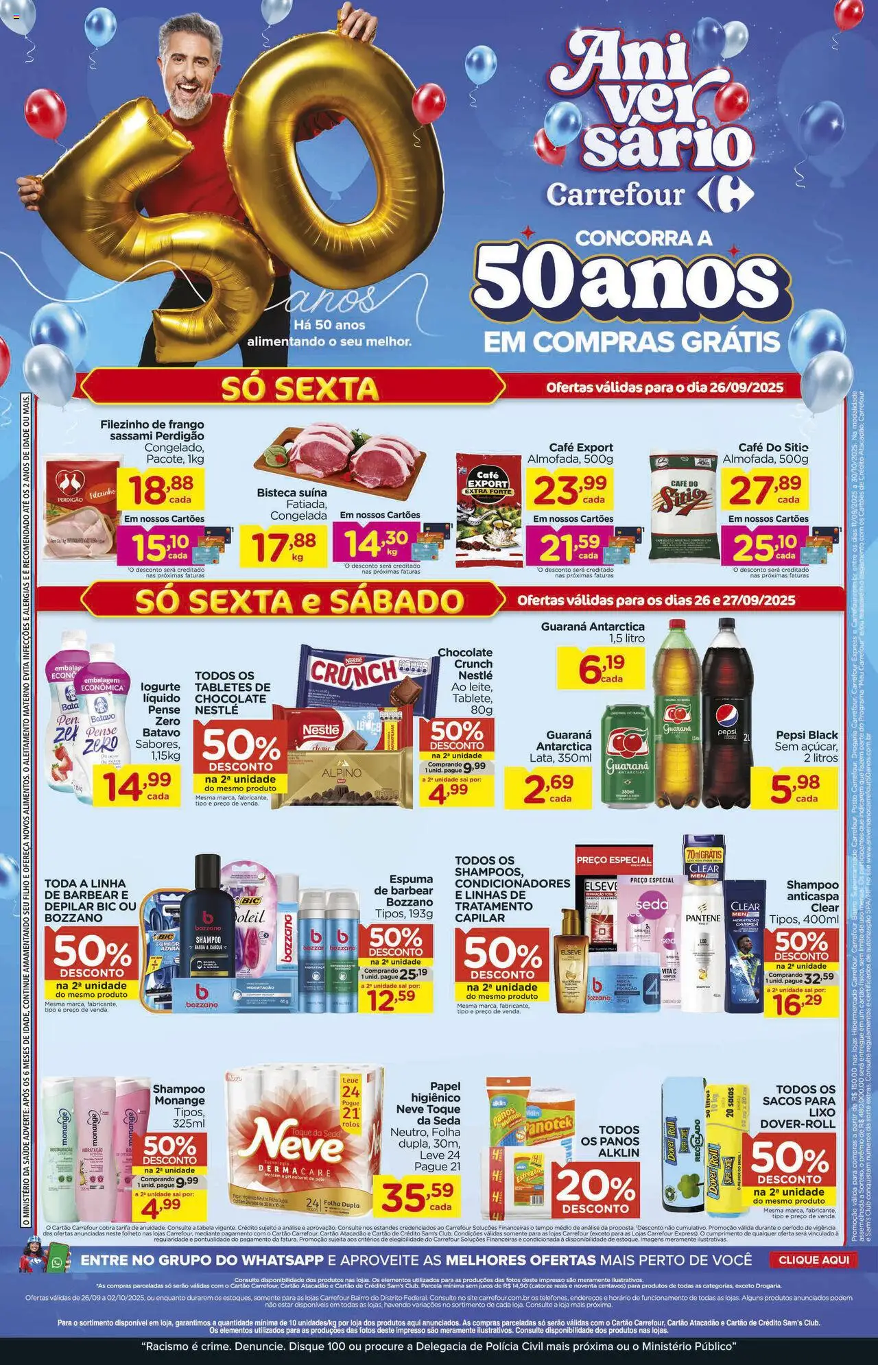 Carrefour Bairro folheto "Ofertas da semana" válido a partir de 26/09/2025 - número de página 1