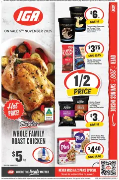 Preview of catalogue Catalogue QLD from shop IGA valid 05/11/2025