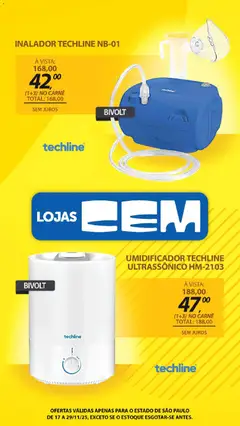 Pré-Visualização do folheto "Ofertas atuais" da loja Lojas Cem válido a partir de 17/11/2025 | Página: 117