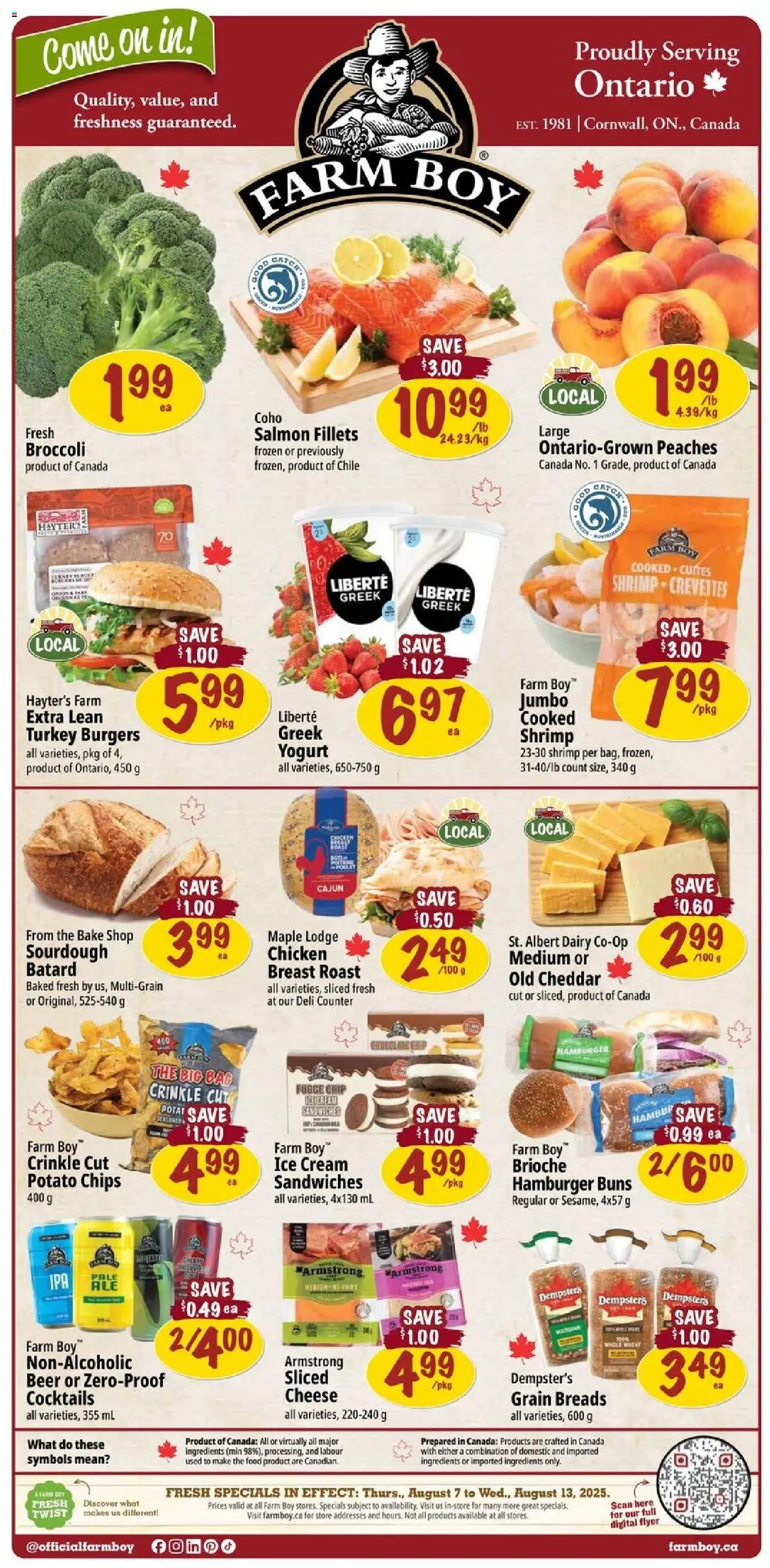 Farm Boy flyer valid from Aug 07, 2025 - page number 1