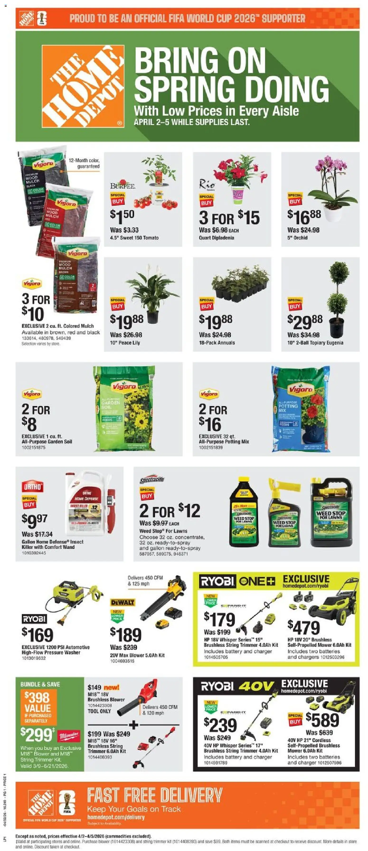 Ad Preview of Home Depot Home Depot Local Ad - TX from 04/02/2026