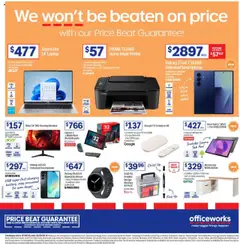 Preview of catalogue Catalogue from shop Officeworks valid 07/08/2025