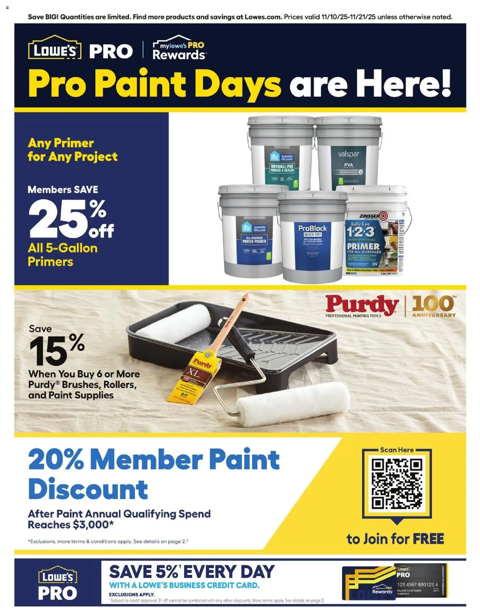 Ad Preview of Lowe's Ad from 11/10/2025