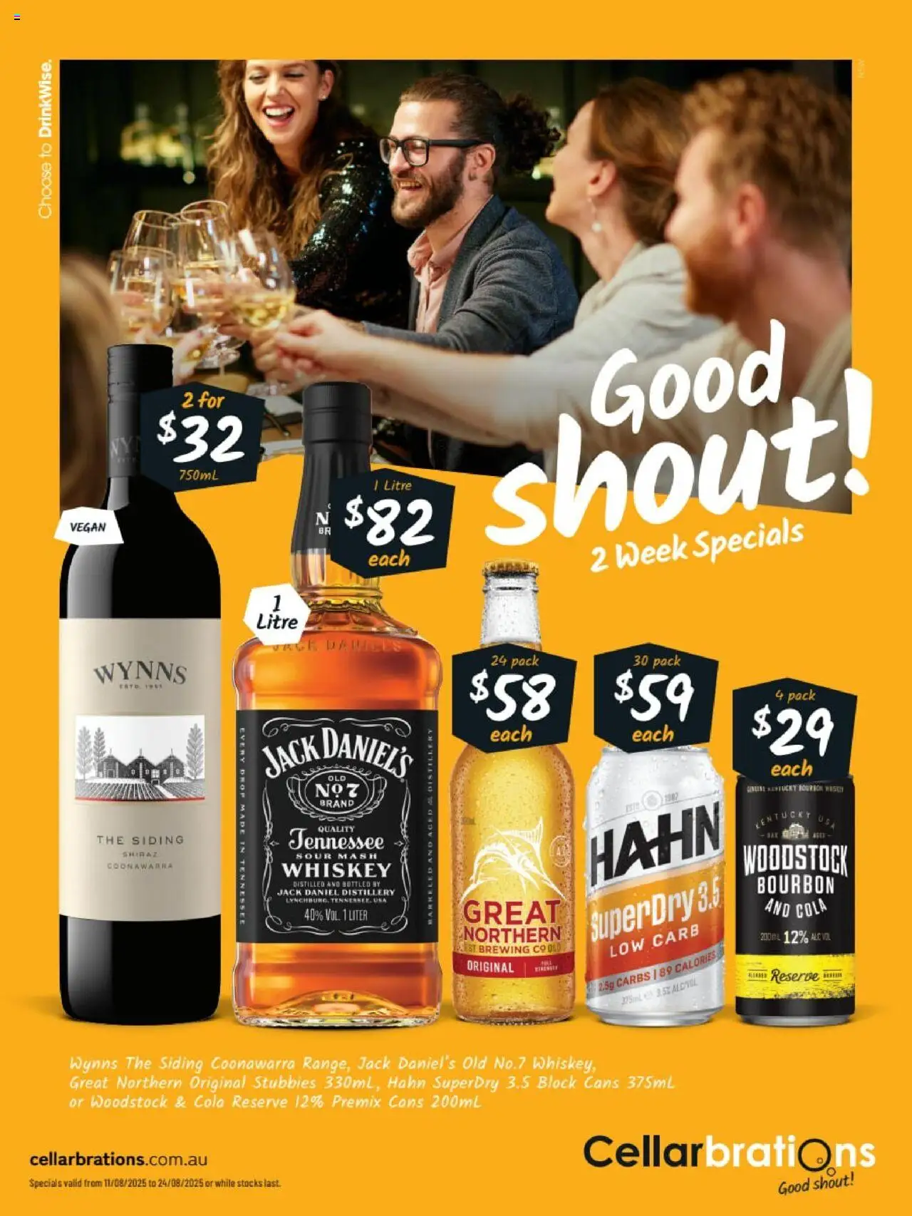 Cellarbrations catalogue valid from 11/08/2025 - page 1 - Bourbon, Whiskey, Jack Daniel’s