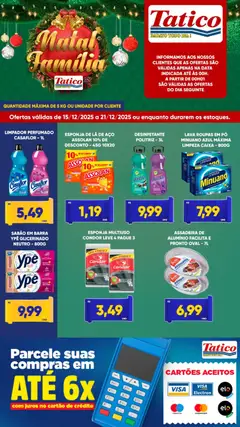 Pré-Visualização do folheto "Ofertas da semana" da loja Tatico válido a partir de 15/12/2025