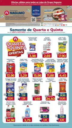 Pré-Visualização do folheto "Ofertas Quarta e Quinta" da loja Nagumo válido a partir de 30/07/2025