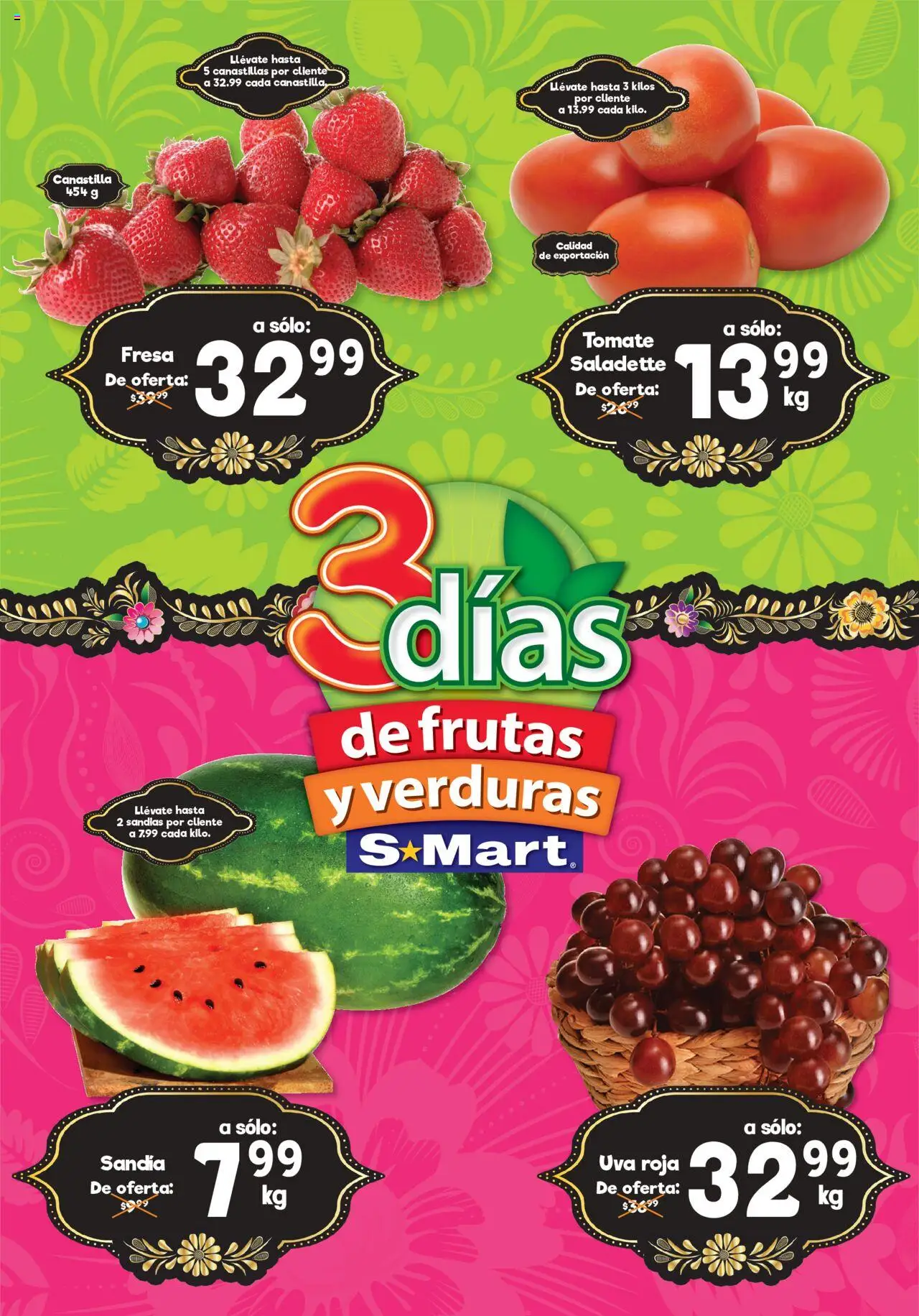 Folleto - Monterrey S-Mart y sus promociones válidas desde el 19/08/2025 - Número de página 1