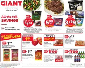 Ad Preview of Giant Weekly Ad from 09/12/2025
