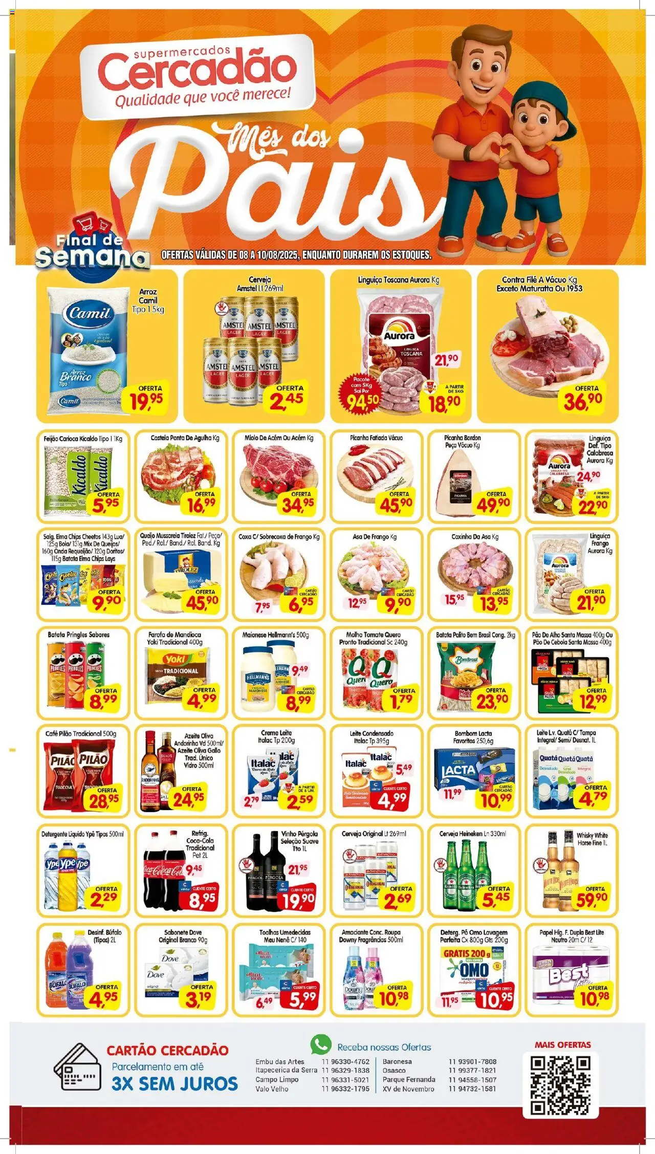 Cercadão folheto "Ofertas da semana" válido a partir de 08/08/2025 - número de página 1