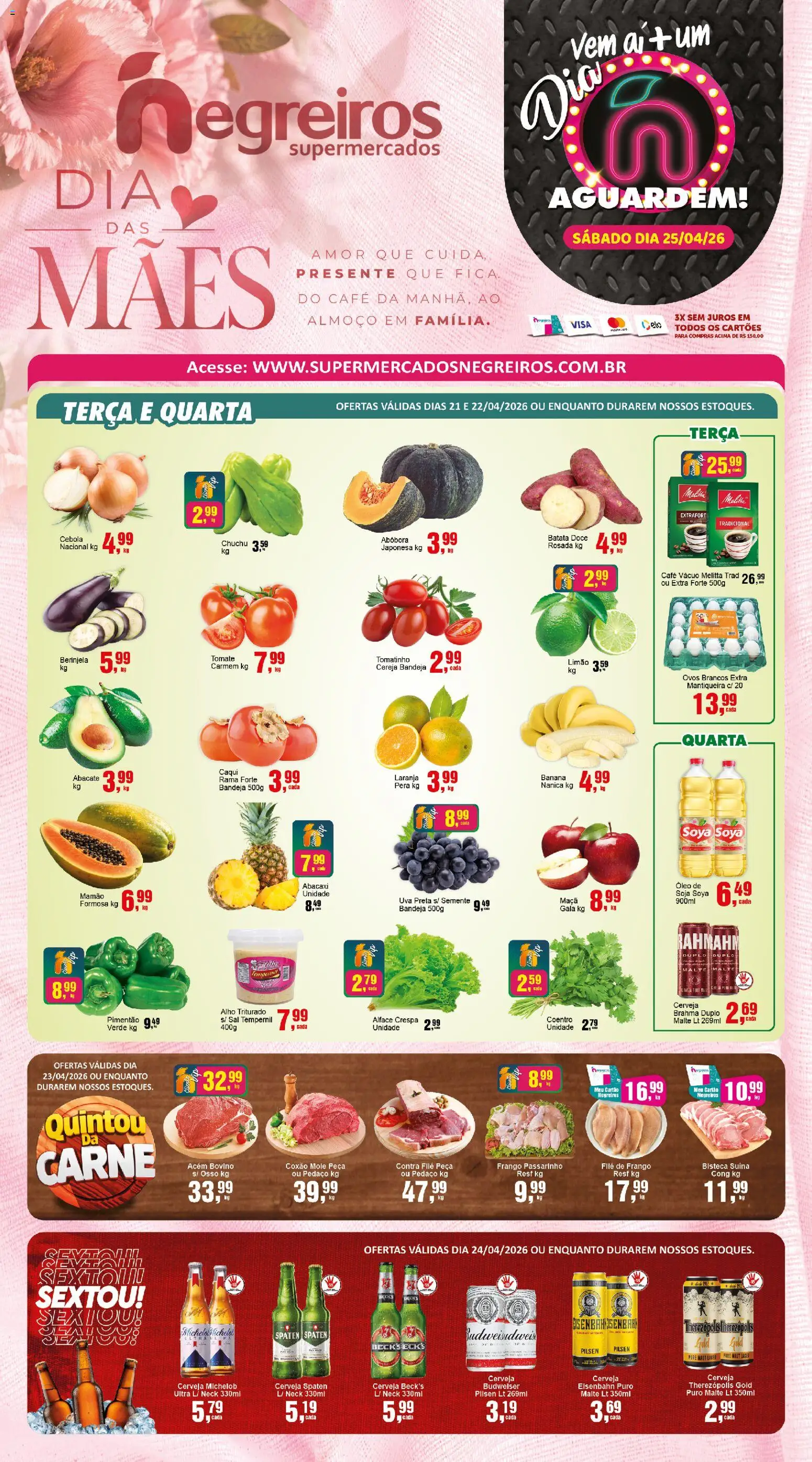 Pré-Visualização do folheto "Negreiros - Ofertas da semana" da loja Negreiros válido a partir de 21/04/2026