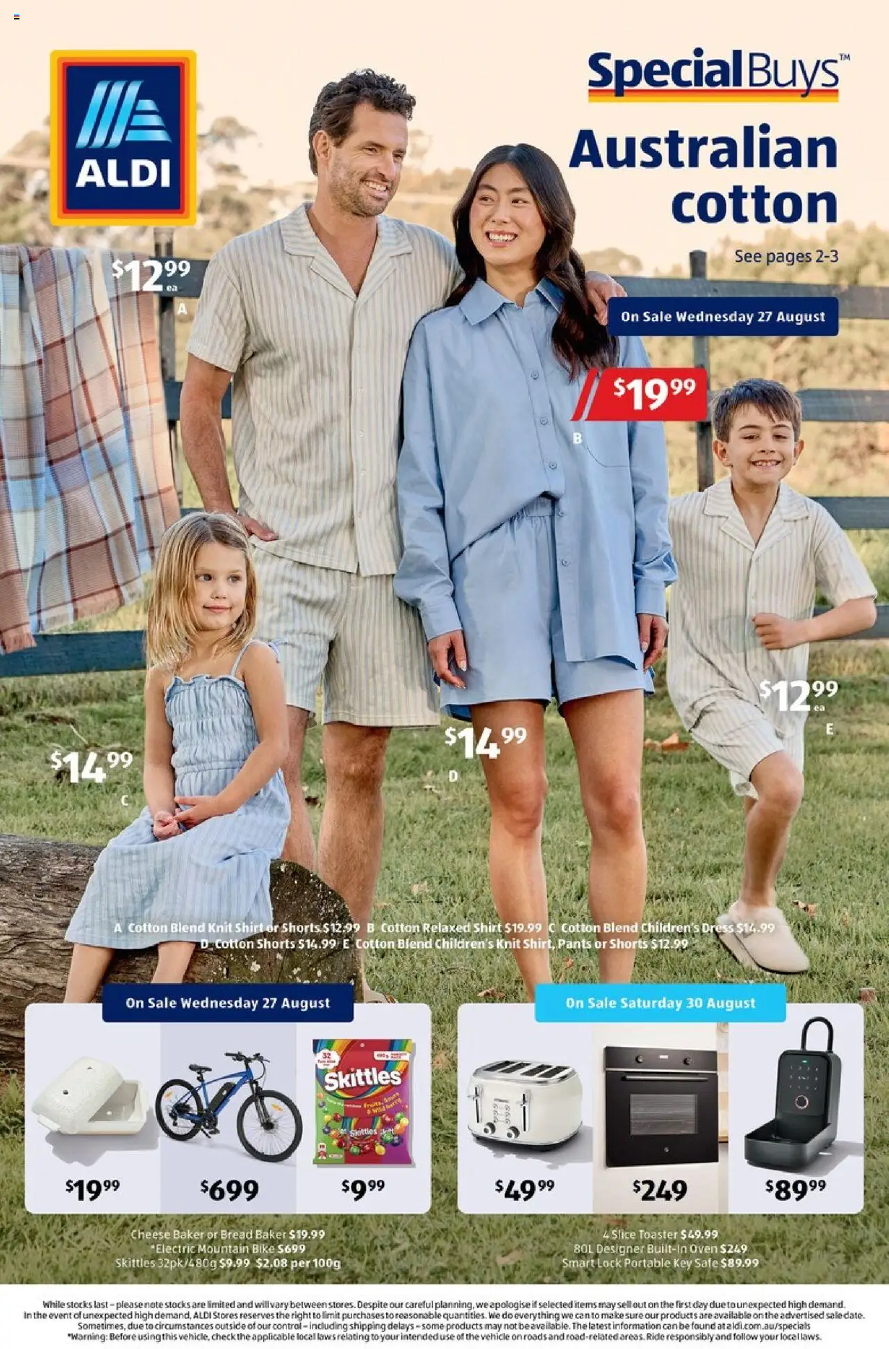 Aldi catalogue valid from 27/08/2025 - page 1