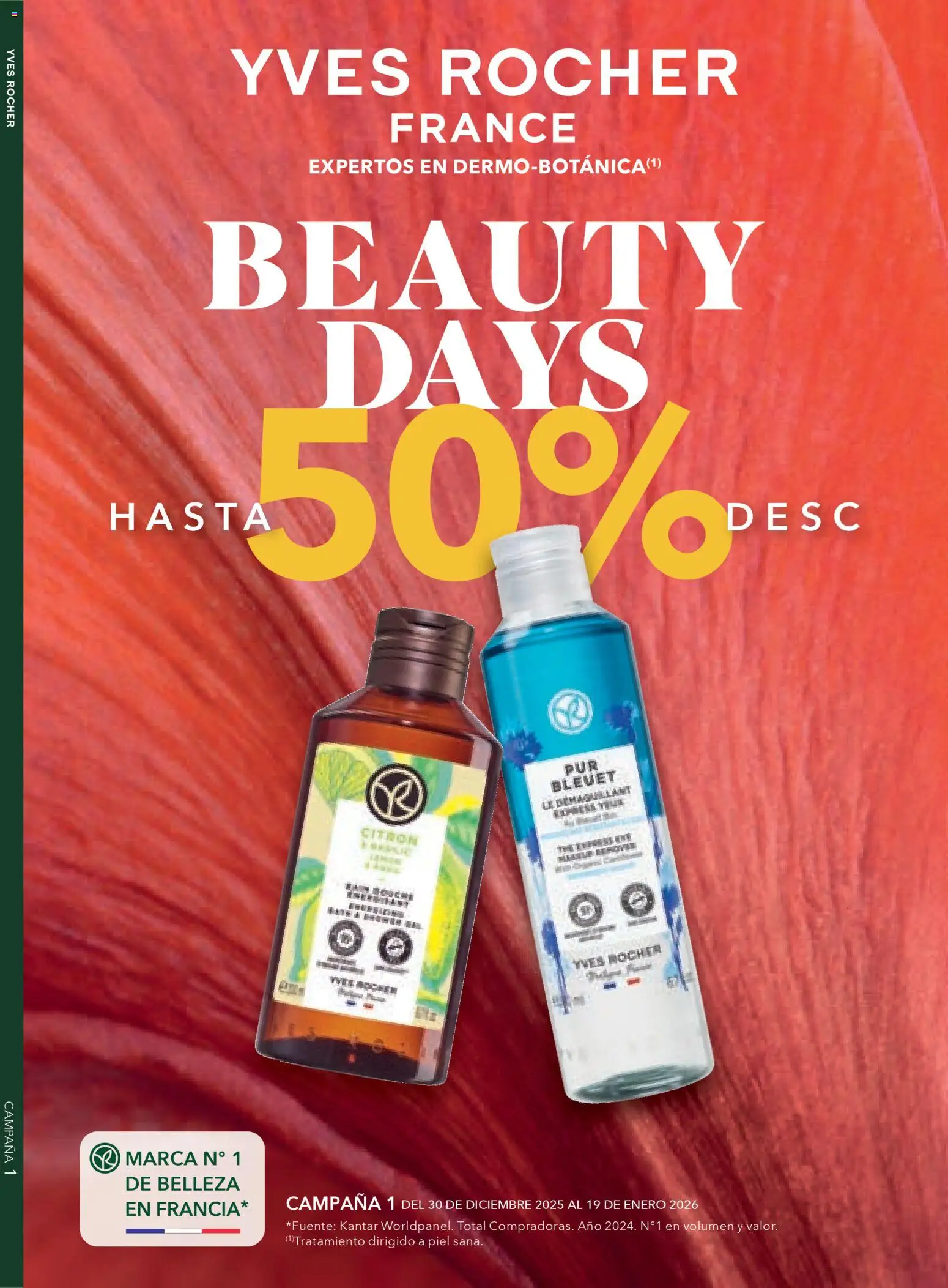 Vista previa las ofertas de la tienda Yves Rocher - Campaña 1 2026 desde el 30/12/2025 - Campana