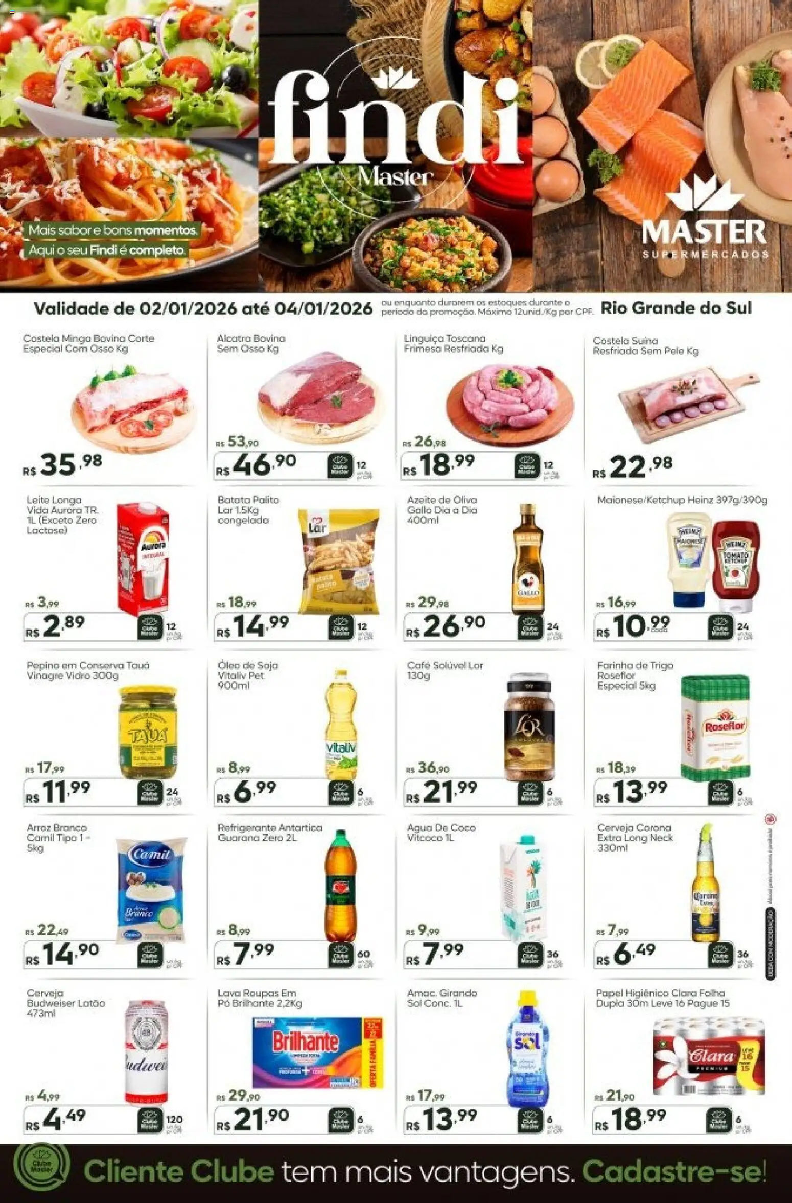 Pré-Visualização do folheto "Ofertas da semana" da loja Master válido a partir de 02/01/2026