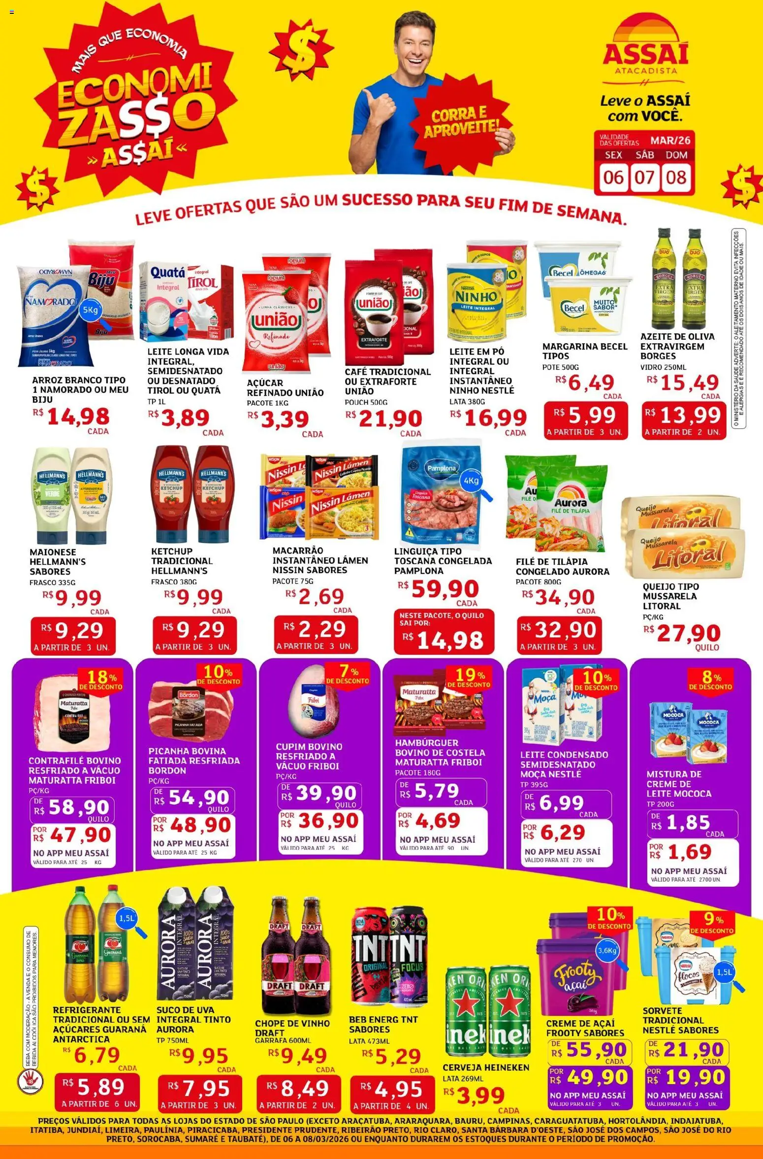 Pré-Visualização do folheto "Assaí Atacadista ofertas - SP" da loja Assaí Atacadista válido a partir de 06/03/2026