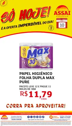 Pré-Visualização do folheto "Assaí Atacadista ofertas - DF" da loja Assaí Atacadista válido a partir de 10/03/2026