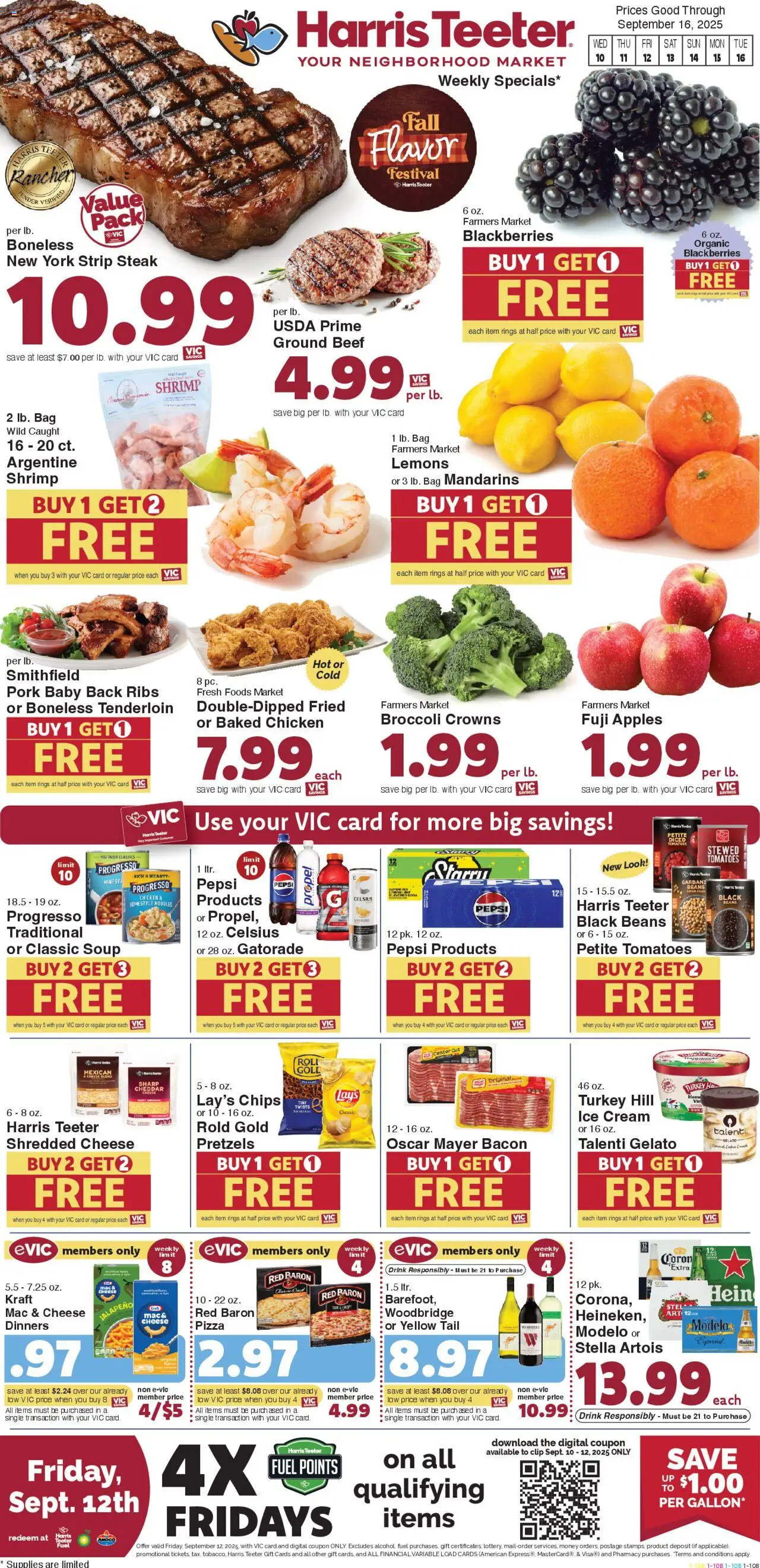 Harris Teeter Weekly Ad from 09/10/2025 - Flyer - Page number 1