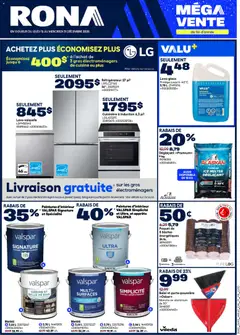 Un aperçu du dépliant Circulaire du magasin Rona est valide à partir 18 déc. 2025