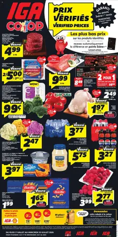 Preview of leaflet Weekly flyer / circulaire from shop IGA is valid from Jul 17, 2025