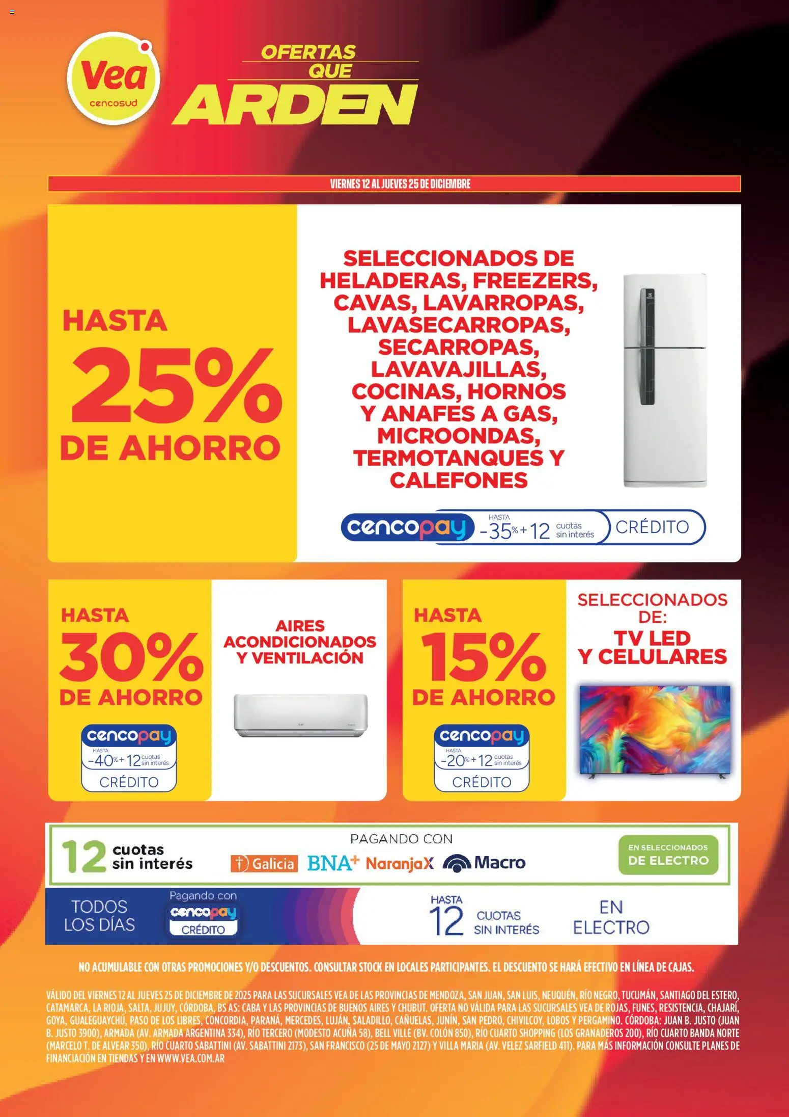 Vista previa del folleto de la tienda Vea válido desde el 12/12/2025 