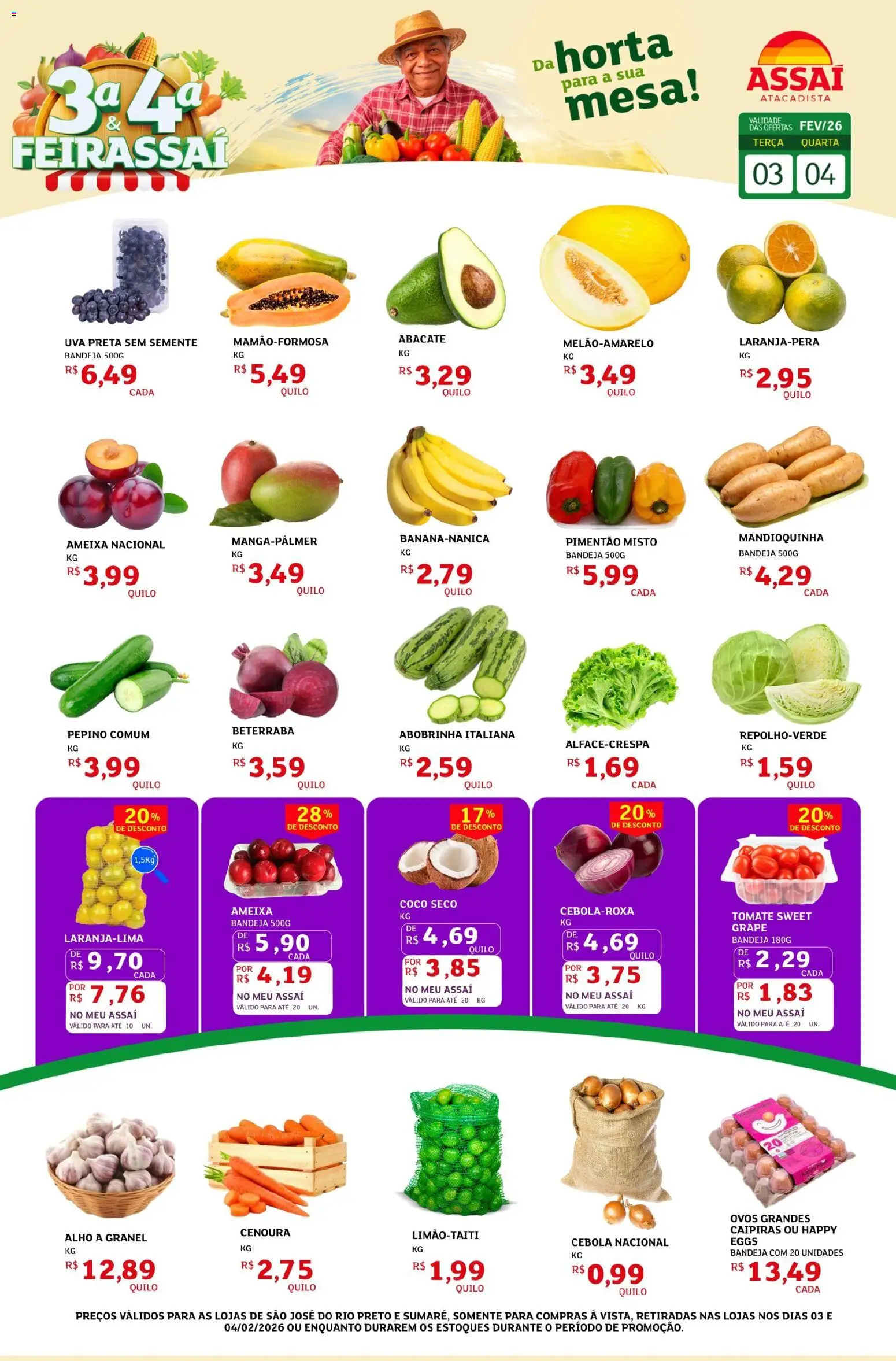 Pré-Visualização do folheto "Encarte - SP" da loja Assaí Atacadista válido a partir de 03/02/2026