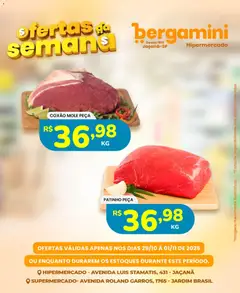 Pré-Visualização do folheto "Ofertas da semana" da loja Supermercado Bergamini válido a partir de 29/10/2025