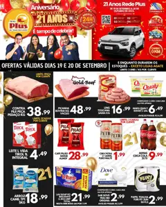 Pré-Visualização do folheto "Ofertas da semana" da loja Rede Plus Supermercados válido a partir de 19/09/2025