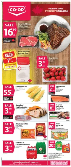Preview of leaflet Weekly flyer / circulaire from shop Co-op Food is valid from Aug 14, 2025