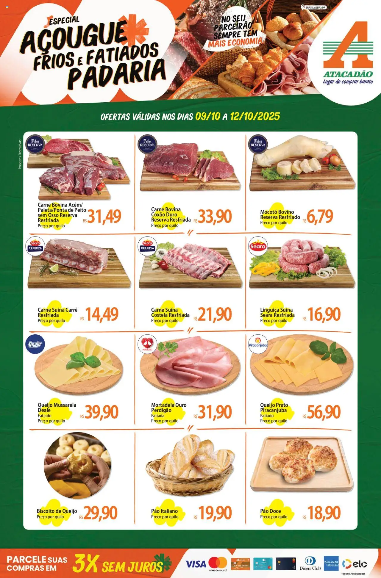 Atacadão folheto "Ofertas - DF" válido a partir de 09/10/2025 - número de página 1