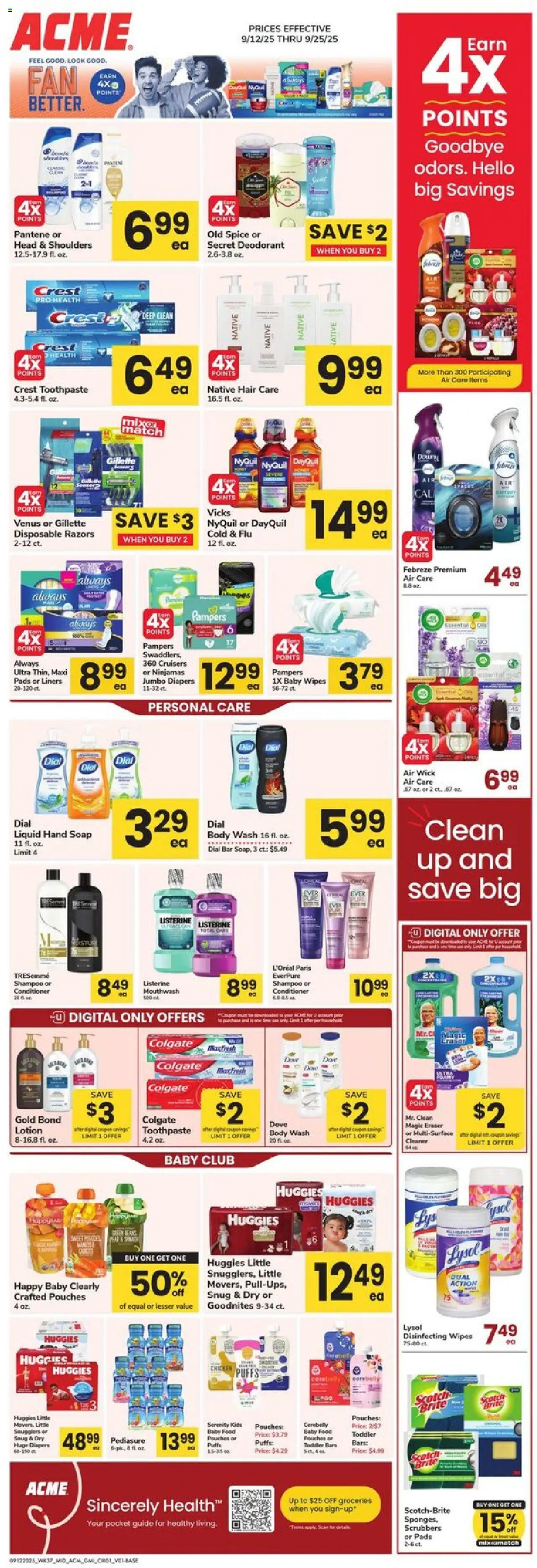 Acme Ad from 09/12/2025 - Circular, Flyer - Page number 1