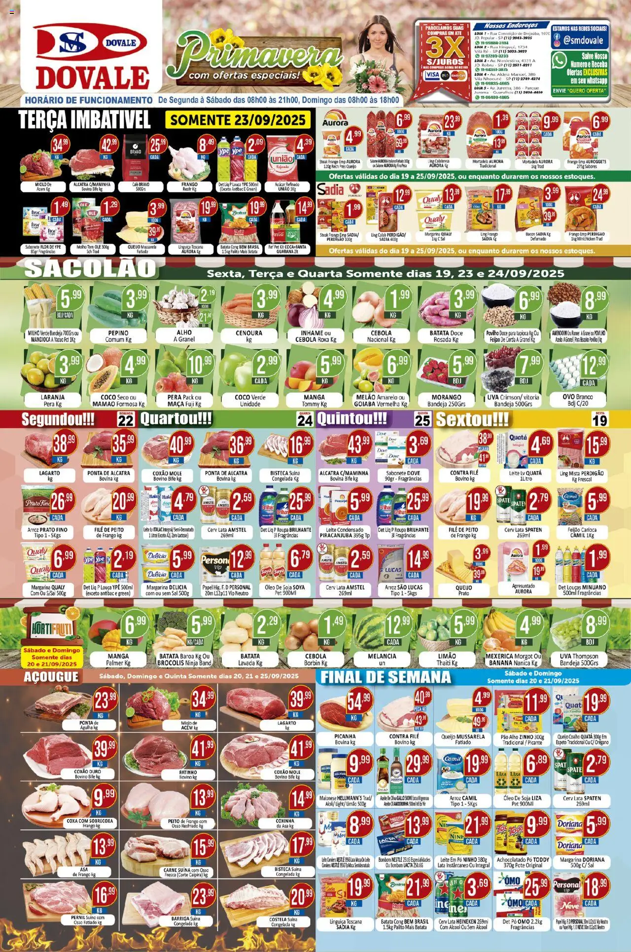 Dovale folheto "Ofertas da semana" válido a partir de 19/09/2025 - número de página 1