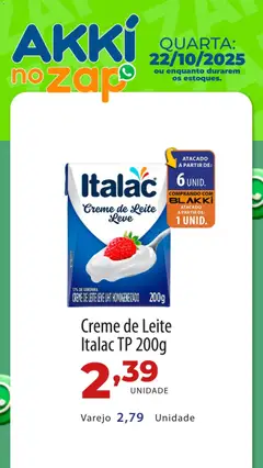 Pré-Visualização do folheto "Ofertas do Dia" da loja Akki Atacadista válido a partir de 22/10/2025